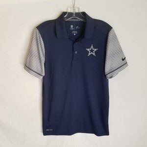 Dallas Cowboys Nike ONFIELD Polo Shirt Men's Size Small